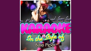 The Tide Is High (In the Style of Billie Piper) (Karaoke Version)