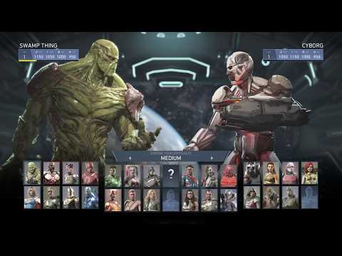 Injustice 2 - Swap Thing VS Cyborg