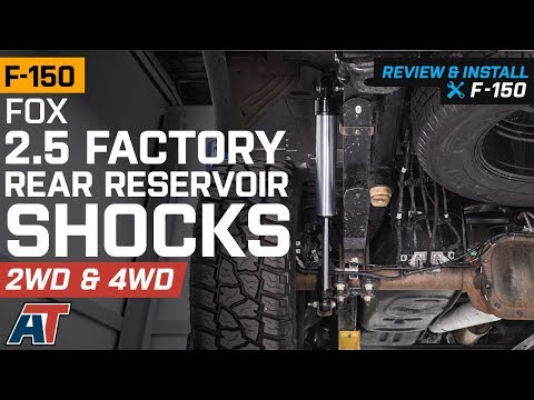 2009-2019 F150 FOX 2.5 Factory Rear Reservoir Shocks for 0-1.5\" Lift 2WD & 4WD Review & Install