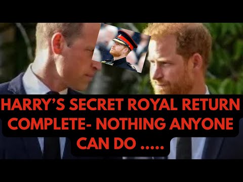 HARRY’S FIRST ROYAL SECRET RETURN REVEALED #princeharry #royal #meghanmarkle 