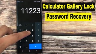 How to Recover Forgotten Password for Calculator Vault Gallery Lock App