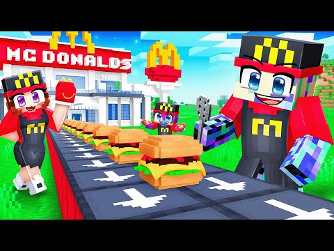 We Opened Our Own McDonalds in Minecraft!
