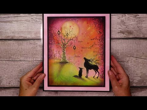 Hope, Happiness and Faith by Lisa Taggart - A Lavinia Stamps Tutorial