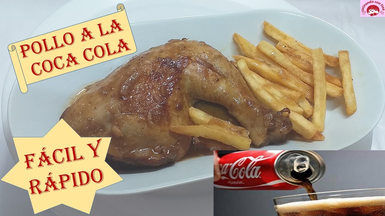 Pollo a la Coca Cola RECETA FÁCIL y RÁPIDA/ Pollo Salseado con SOPA de CEBOLLA