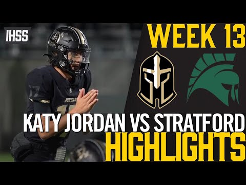 Stratford vs. Katy Jordan Highlights - Intense 6A Division 2 Playoff Game