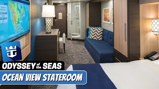 Odyssey of the Seas | Ocean View Stateroom Full Walkthrough Tour & Review 4K