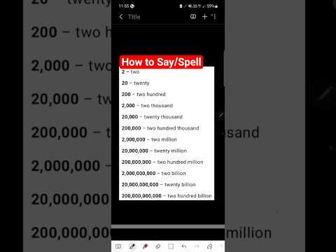How to Say & Spell Large Numbers | English Number Pronunciation Guide (2 to 200 Billion)