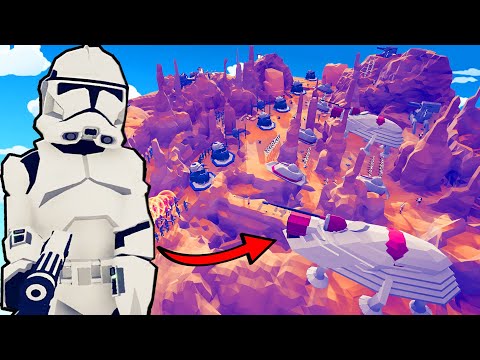 TABS Clone Wars Invasion of GEONOSIS! - NEW TABS Map Creator Update!