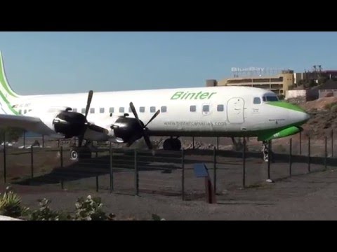 Binter Canarias Douglas DC-7C Seven Seas EC-BBT At El Berriel GCLB