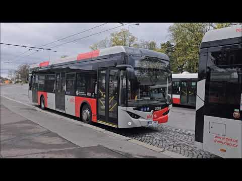 206 - Prague's Electric Buses 3001 - 3014 - Tuesday 2nd May 2023