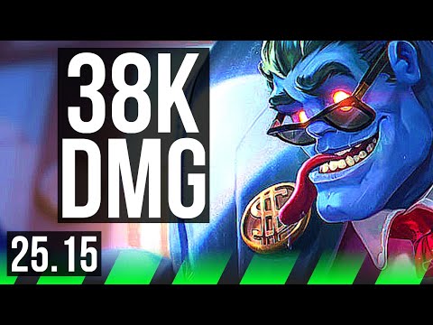 DR. MUNDO vs FIDDLESTICKS (JGL) | 11/3/16, Legendary, 38k DMG | NA Challenger | 25.15