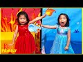 HOT VS COLD ROOM Challenge with Emma and Kate!!