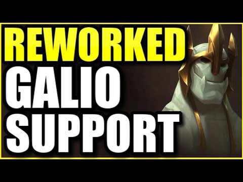 *NEW REWORK* GALIO NOW MAKES HIS ENTIRE TEAM INVINCIBLE!  (ONE R = ONE WIN!) REWORKED GALIO SUPPORT