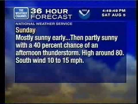 WeatherSTAR XL v.1, Reading, PA