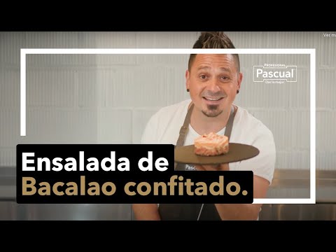 Receta Ensalada de bacalao confitado · #CocinarSinCocina con Víctor Comín
