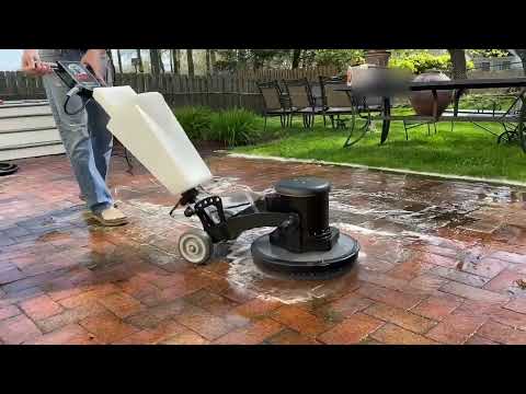 HAWK 17 Inch Glide TE Professional Floor Machine Cleaning Pavers