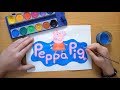 Peppa Pig Logo Drawing Peppa Pig Nick Jr Painting