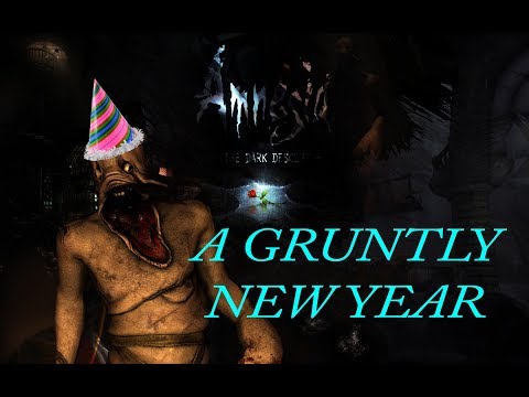 FRIEND or FOE? AMNESIA CUSTOM STORYtime - A GRUNTLY NEW YEAR (full playthrough)