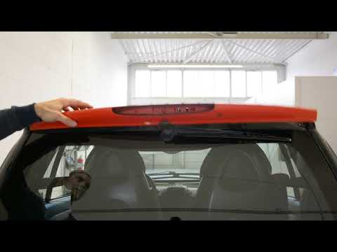 How to remove the spoiler Smart Fortwo