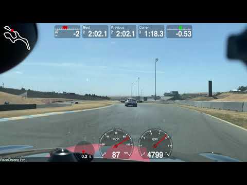 MINI JCW 2:01 track time Sonoma Raceway NASA HPDE4