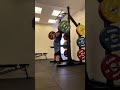 Backsquat tempo 2-2-2 5 reps @ 180 kg