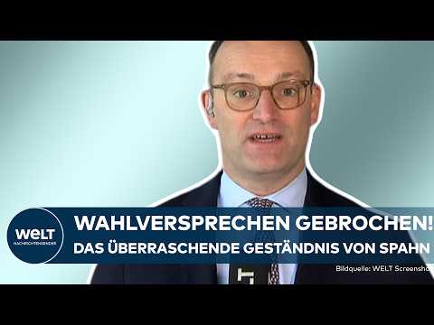 JENS SPAHN: Wahlversprechen gebrochen! CDU Politiker gesteht „zu hohe Beitragsbelastungen“