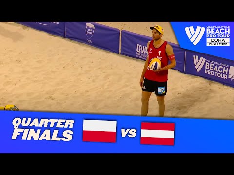 Bryl/Losiak vs. Seidl, R./Waller - Quarterfinal Highlights of Doha 2022 #BeachProTour