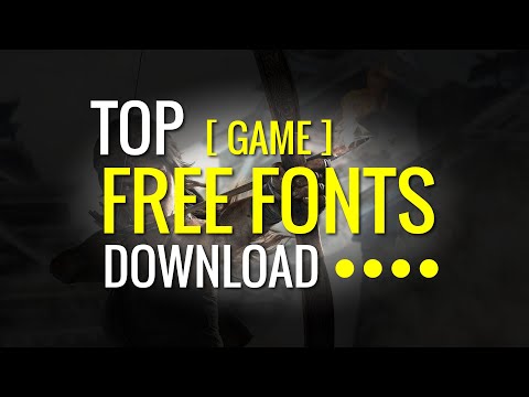 Best free fonts for gaming logo - Free Download Video
