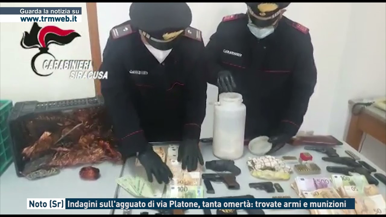 Noto (Sr) - Indagini sull'aggauato di via Platone, tanta omertà: trovate armi e munizioni
