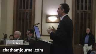 preview picture of video 'Lawrence Group Presentation on Chatham Park at Pittsboro Town Meeting - Part 1'
