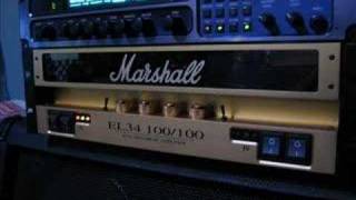 Video thumbnail for Marshall El34 100/100 Dual MonoBloc Amplifier by Jacksonke1t
