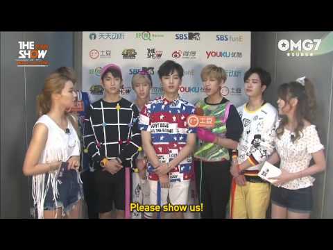 [ENG SUB] 150728 The Show Warm Up Time GOT7