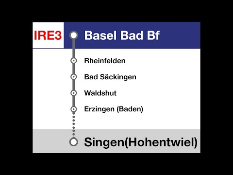 SBB Ansagen » IRE3 Basel Badischer Bahnhof — Singen | SLBahnen