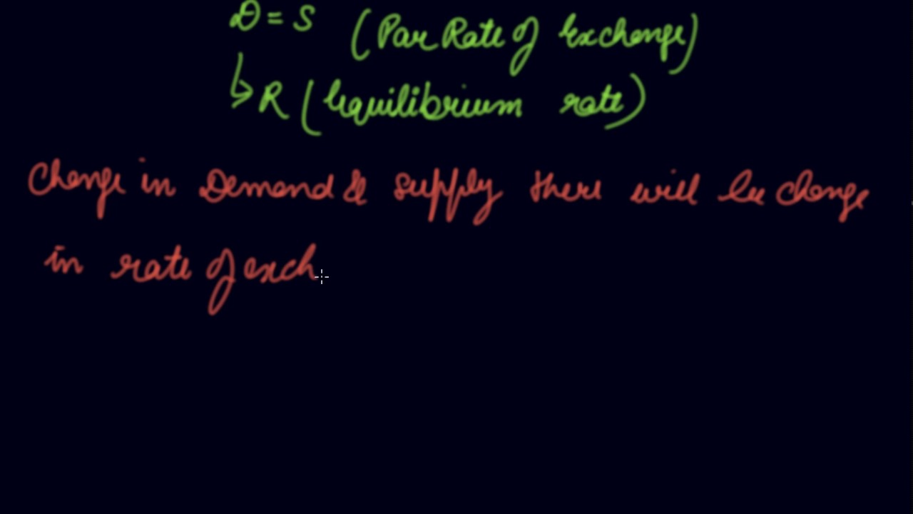 Flexible Exchange Rate System | Class 12 Macroeconomics Balance of Payments