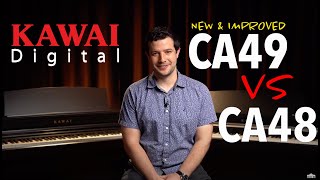 Video thumbnail for KAWAI CA49 vs CA48 Digital Piano Demo - Sounds & Features Compared - Best Entry Level Digital Ever? by Alamo Music Center - Pianos and Keyboards