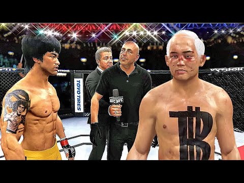 UFC 4 | Bruce Lee vs  Satoshi Nakamoto - EA sports UFC 4 - CPU vs CPU