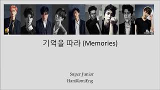 기억을따라 ( Memories ) Super Junior Han/Rom/Eng Colorcoded