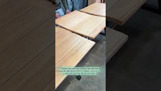 See This Amazing Wooden Dining Table Expand So Easily