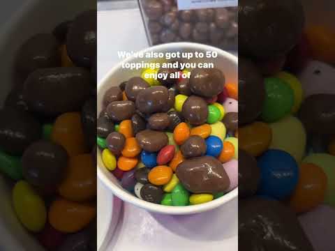 The only £3.80 UNLIMITED Froyo Bar. Many Vegan & Gluten Free options!