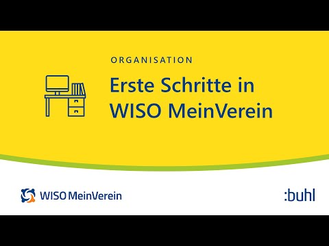 First steps in WISO MeinVerein Web (instructions) | Club software