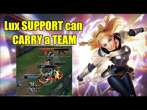 Lux support can carry a team | League of Legends | Kuya Adrian