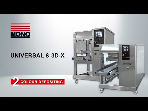 MONO's Universal 3D-X Confectionery Depositor Showcase with 2 Different Mixes