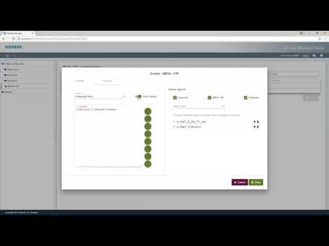 KPI Calculation with SIMATIC Energy Manager