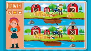 Viki Spotter: The Farm, Level 6 Walkthrough, 1080p/60FPS.