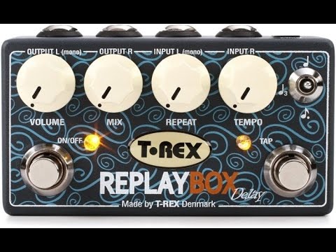 T-REX Replay Box delay pedal, by Msm workshop