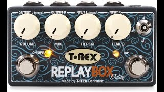 Video thumbnail for T-REX Replay Box delay pedal, by Msm workshop by MSMWorkshop