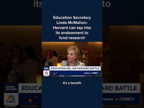 Education Secretary Linda McMahon: Harvard can tap into its endowment to fund research