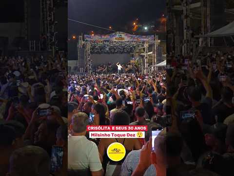 Crisólita comemora 30 anos em grande estilo com show inédito na região. #musica #presentedenatal