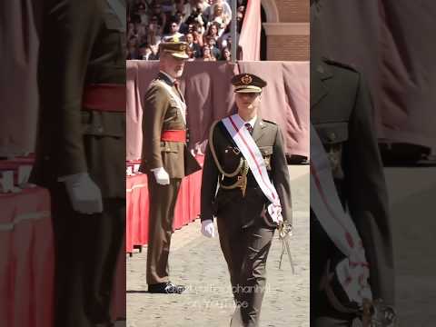 Princess Leonor graduated from the military academy. ||#leonor #military #princess #spain #fyp #ccp