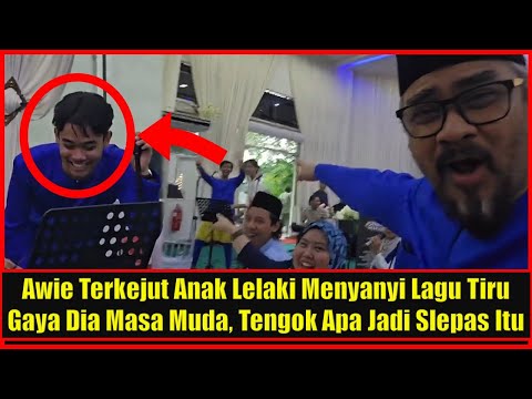 Awie Terkejut Anak Lelaki Menyanyi Lagu Tiru Gaya Dia Masa Muda, Tengok Apa Jadi Selepas Itu